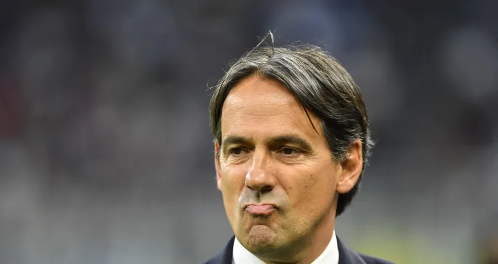 Soccer Football - Serie A - Inter Milan v Lazio - San Siro, Milan, Italy - May 18, 2025 Inter Milan coach Simone Inzaghi before the match REUTERS/Massimo Pinca