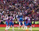 Soccer Football - FA Cup - Final - Crystal Palace v Manchester City - Wembley Stadium, London, Britain - May 17, 2025 Crystal Palace fans celebrate winning the FA Cup REUTERS/David Klein  TPX IMAGES OF THE DAY