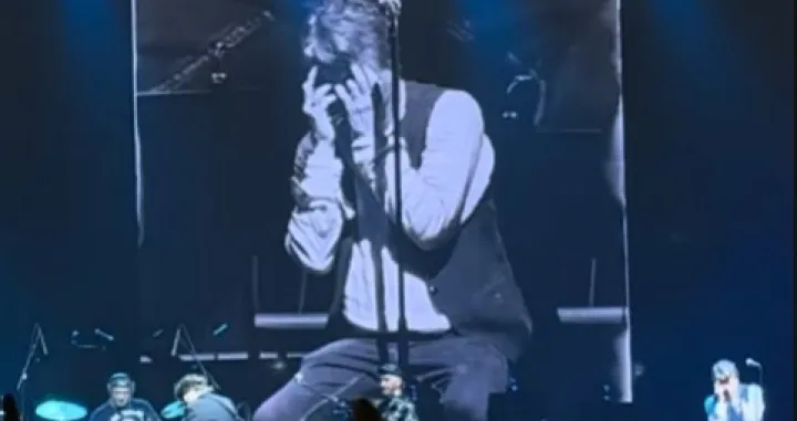 Najemotivniji trenutak koncerta/Tiktok/ Screenshot