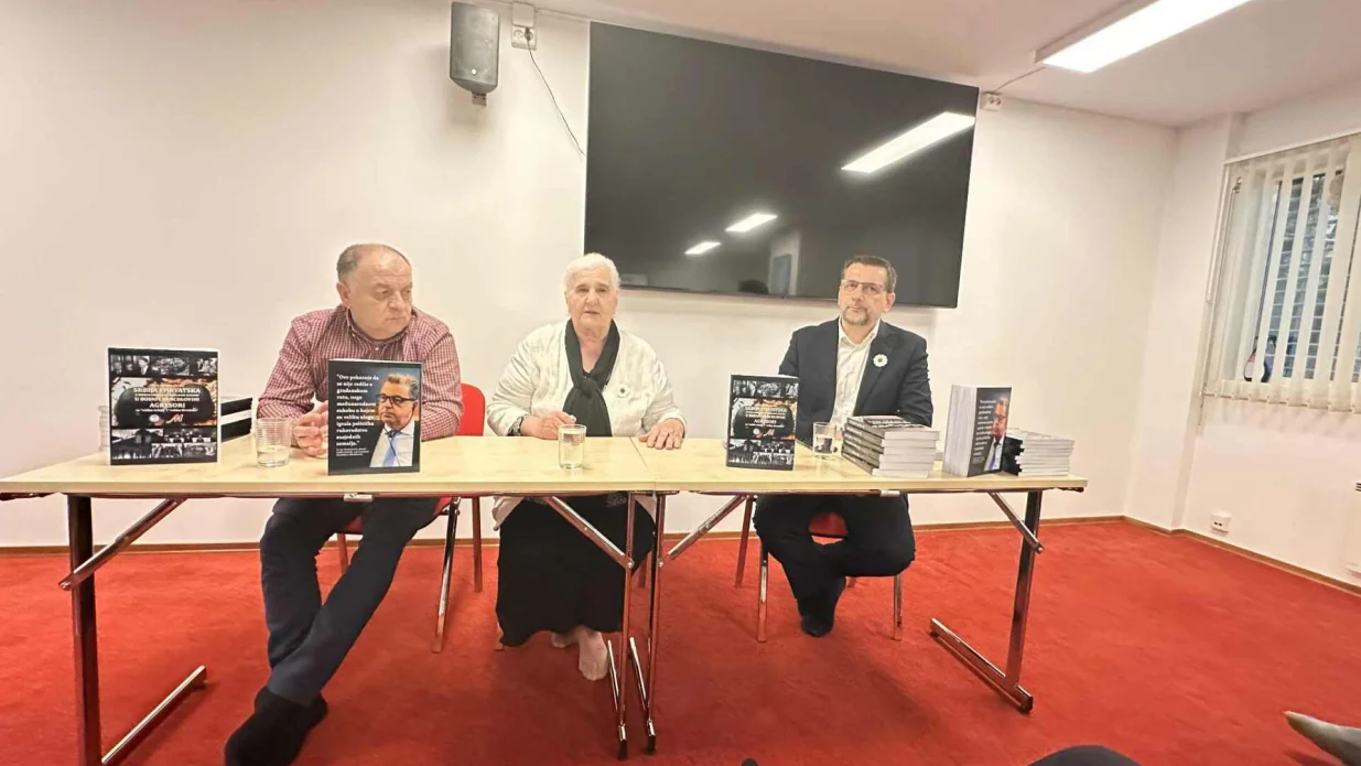 Promocija knjige "Srbija i Hrvatska u međunarodnom oružanom sukobu u Bosni i Hercegovini" u Oslu, autora Murata Tahirovića/Fahro Konjhodžić