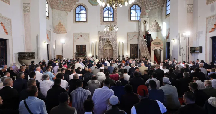Centralna bajramska svečanost Rijaseta Islamske zajednice povodom Kurban-bajrama Gazi Husrev-begova džamija Sarajevo/Senad Gubelić