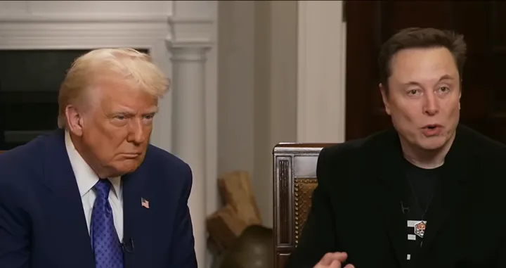 Donald Trump i Elon Musk/Screenshot