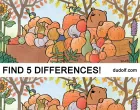 Pronađite pet razlika//