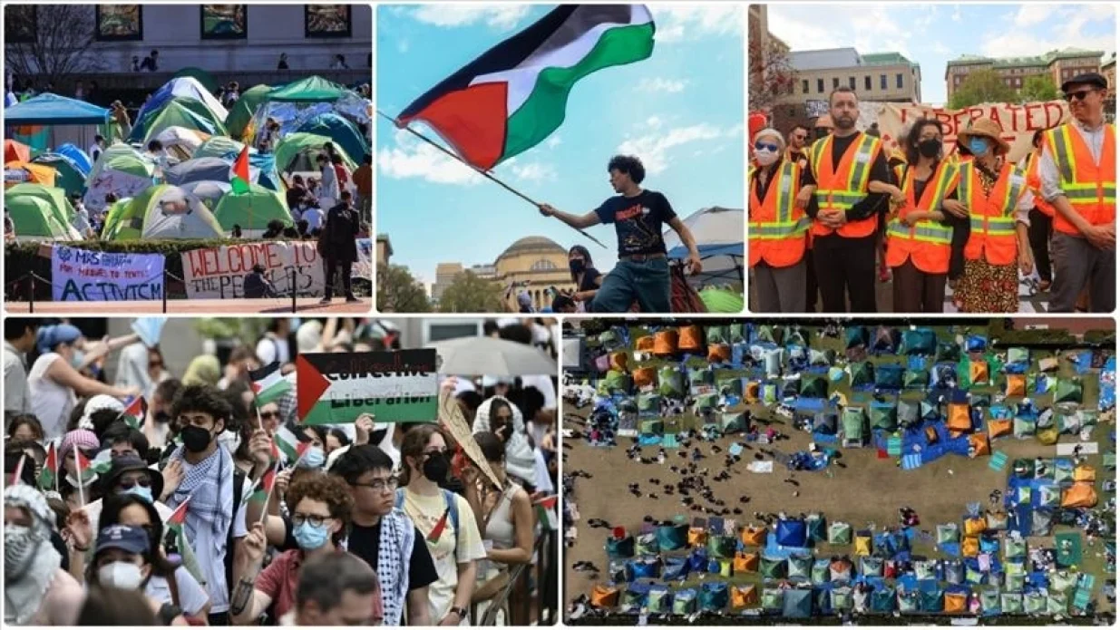 U New Yorku su prošle godine studenti na kampusu Columbia univerziteta protestovali zbog finansijskih veza univerziteta sa kompanijama povezanim sa Izraelom/Anadolija