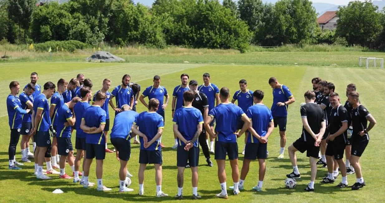 Reprezentacija Bosne i Hercegovine trening 
