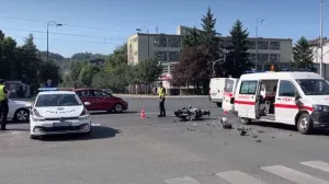 sudar motor i hitna, pofalići, povrijeđene 4 osobe// Screenshot