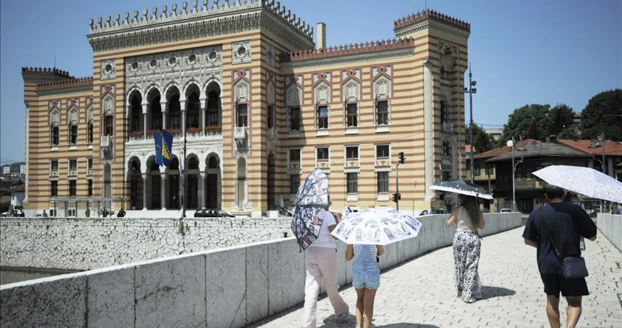 vrućina visoke temperature kišobrani Anadolija/Anadolija