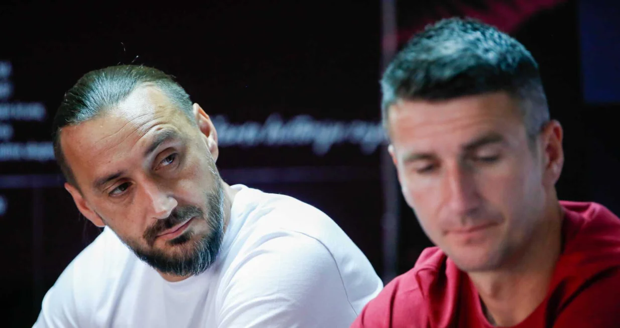 Mersudin Ahmetović i Amer Dupovac (FOTO: Damir Deljo/Oslobođenje)