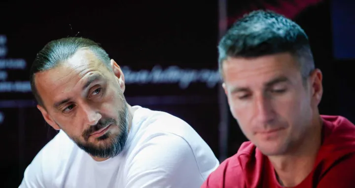 Mersudin Ahmetović i Amer Dupovac (FOTO: Damir Deljo/Oslobođenje)