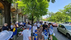 Atmosfera u Zenici uoči utakmice protiv San Marina (FOTO: Sanel Konjhodžić/Sport1)