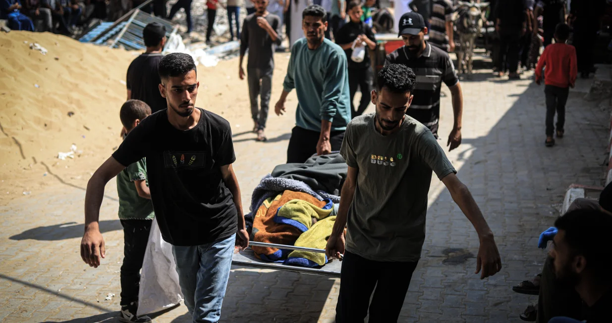 GAZA - 7. JUNI:Pogled na razaranje nakon izraelskih napada na razliДЌita podruДЌja u Gazi drugog dana Kurban-bajrama, 7. juna 2025. IzvjeЕЎtaji potvrД'uju Еѕrtve i povrede nastale u napadima. (Khames Alrefi - Anadolu Agency)/