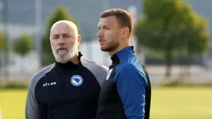 Trening reprezentacije BiHSergej BarbarezEdin Džeko