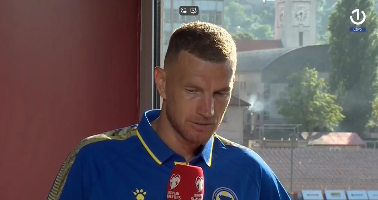 Edin Džeko (FOTO: Screenshot/BHRT)
