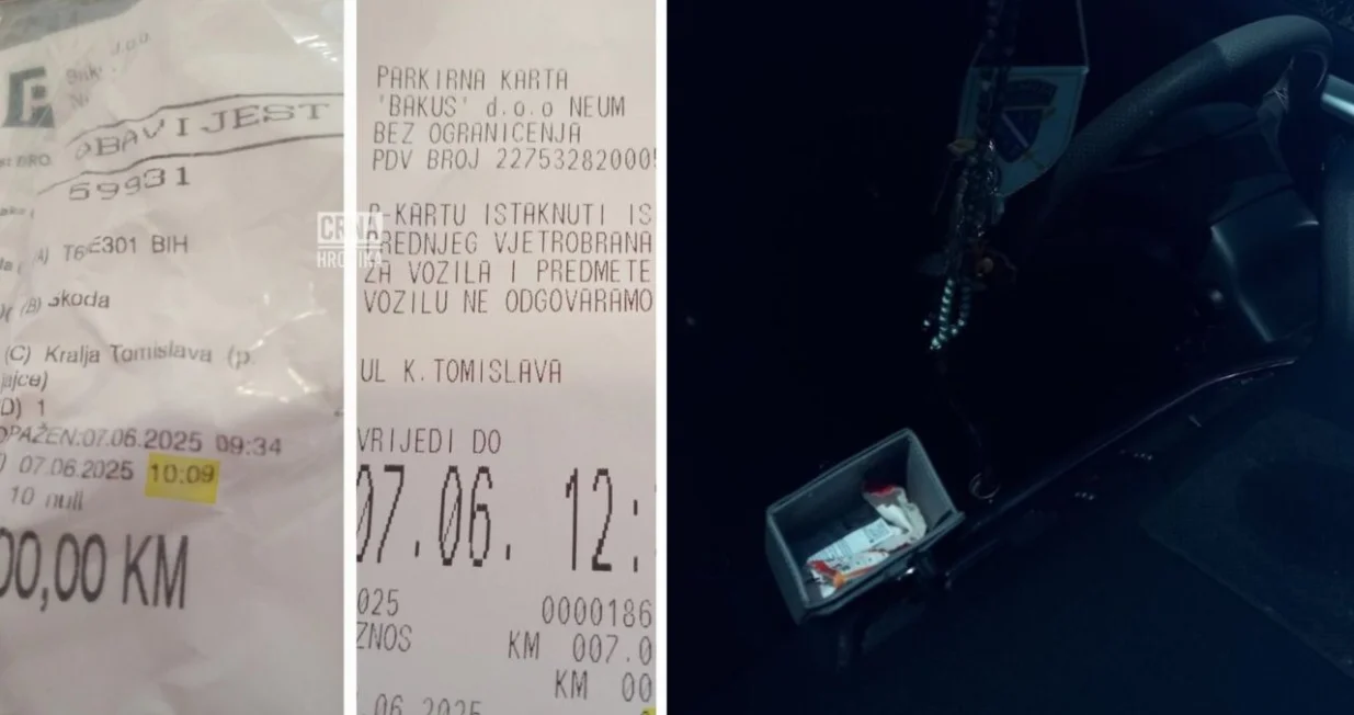 Kazna vozaču i zastava Armije RBiH/Crna Hronika