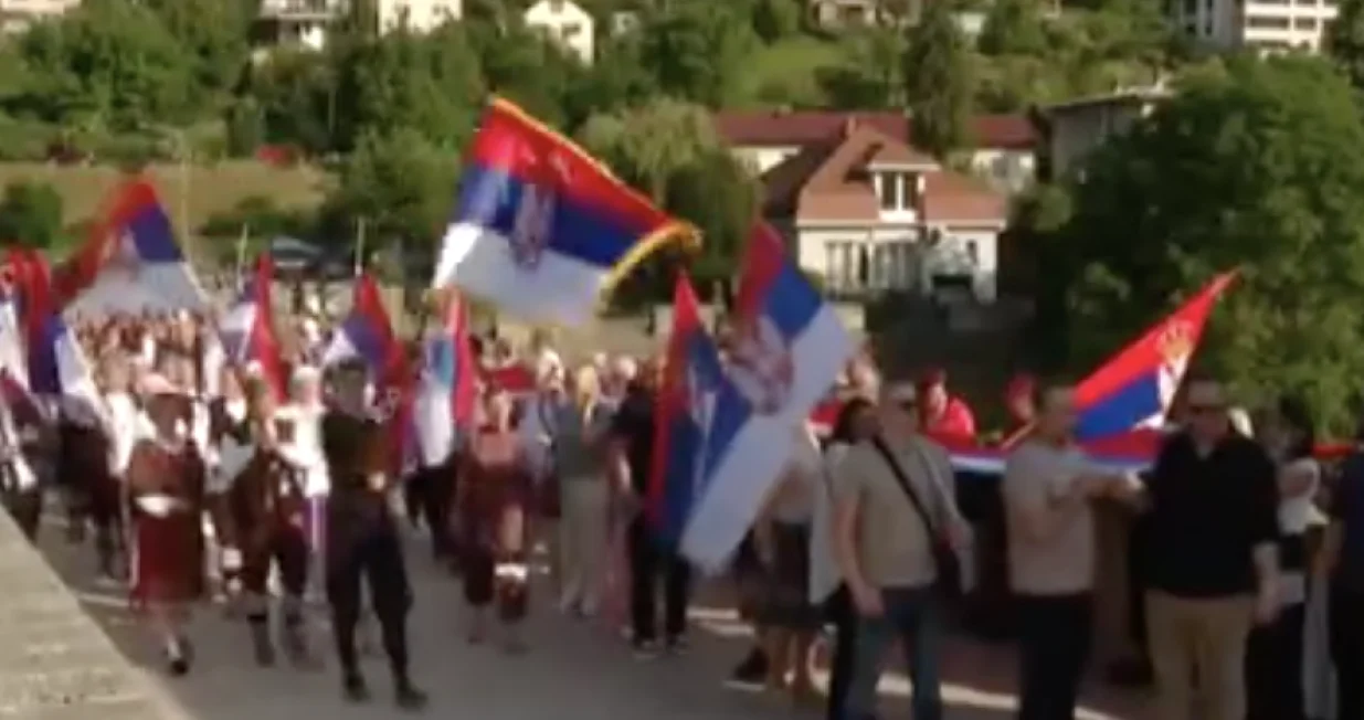 Susret na mostu Mehmed-paše Sokolovića/