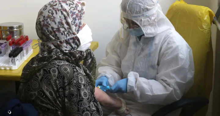 Dom zdravlja Novi Grad.Trijaža na ulazu/Senad Gubelić