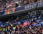 Soccer Football - Nations League - Final - Portugal v Spain - Allianz Arena, Munich, Germany - June 8, 2025 Paramedics and stewards in the stands after an incident during the match REUTERS/Angelika Warmuth