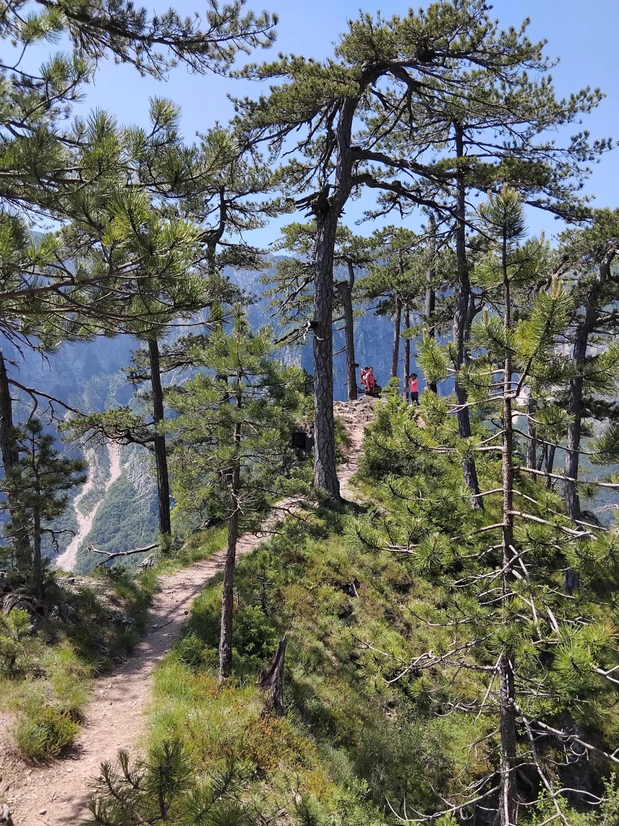 Vidikovac iznad planinarske kuće Žlijeb/Oslobođenje