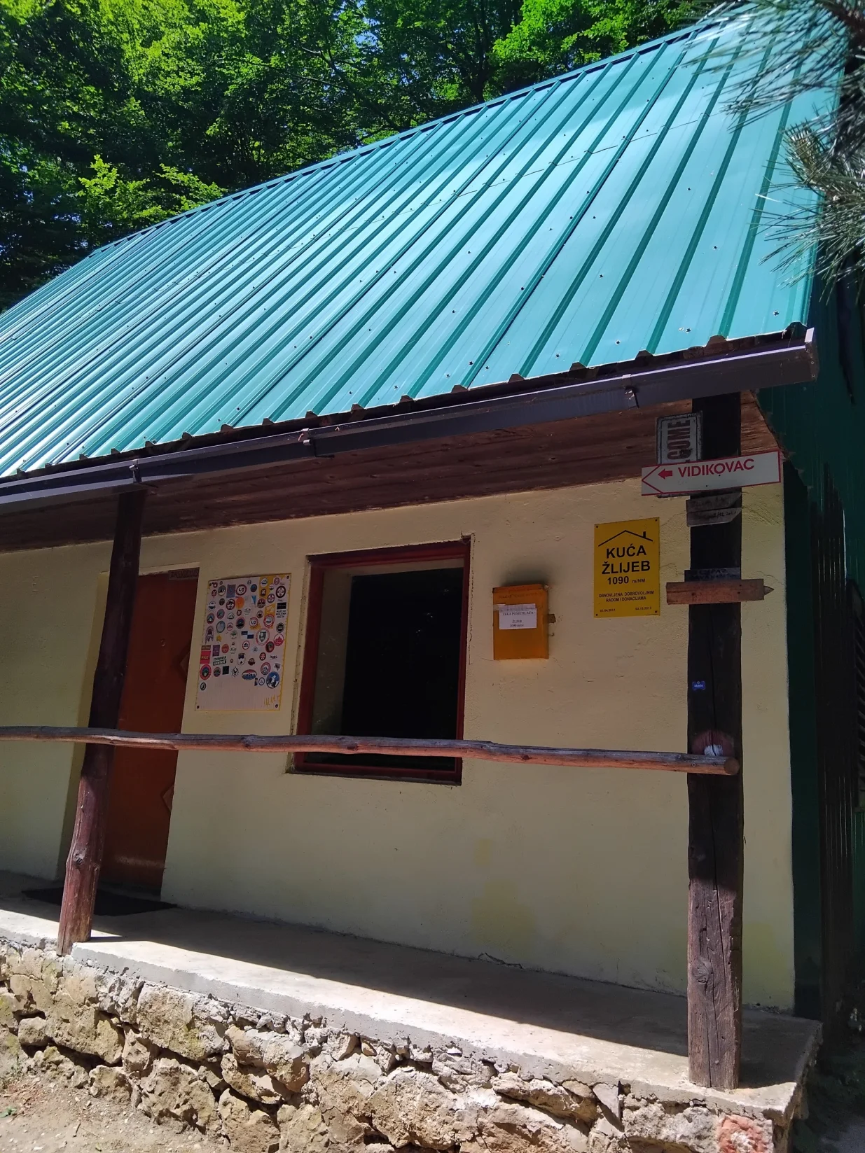 planinarska kuća Žlijeb 1090mnv/Oslobođenje