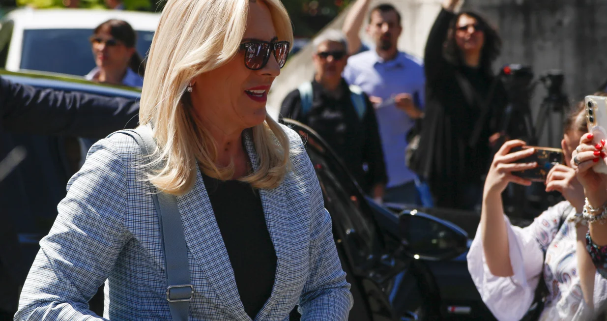 Željka Cvijanović dolazi u sud BiH/Damir Deljo