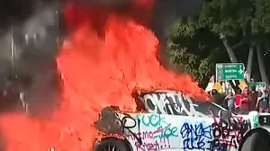 Los Angeles protesti/Screenshot