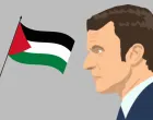 Vizual za kolumnu Pavla Mijovića, Francuska, Emmanuel Macron, Palestina/Benjamin Krnić