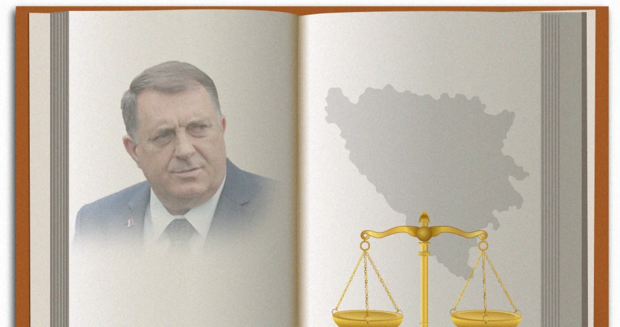 Kolumna Milana Blagojevića: Ukaz suprotan Ustavu BiH/Ilustracija/Benjamin Krnić