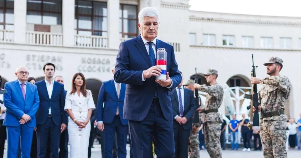 Dragan Čović, predsjednik HDZ-a BiH, obilježavanje godišnjice akcije "Lipanjske zore", oslobađanje doline Neretve/X.com