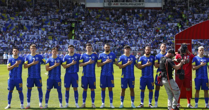 BiH - San Marino (FOTO: Damir Deljo/Oslobođenje)