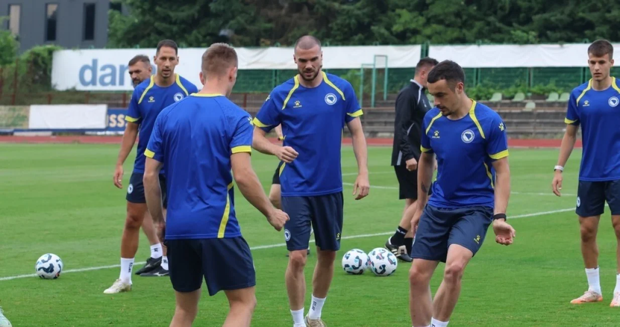 Fudbalska reprezentacija BiH trening u Ljubljani