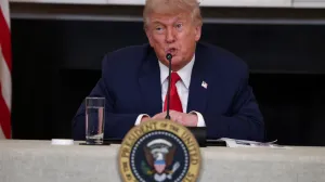 U.S. President Donald Trump speaks during an Invest America Roundtable in the State Dining room, at the White House, in Washington, U.S., June 9, 2025. REUTERS/Evelyn Hockstein/Evelyn Hockstein
