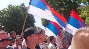 Skup podrške Milanu Miličeviću u Banjoj Luci/Screenshot