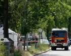 A firetruck stands near the site of a deadly school shooting in Graz, Austria, June 10, 2025. REUTERS/Borut Zivulovic/Borut Zivulovic