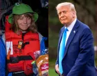 donald trump, greta thunberg/