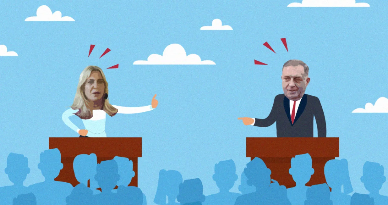 Kolumna Vildane Selimbegović: Jedan je sin, a druga je Željka/Ilustracija/Benjamin Krnić