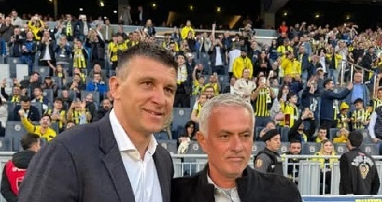 Sergej Jakirović i Jose Mourinho (FOTO: Instagram)