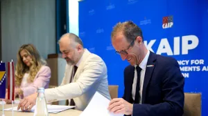 Potpisivanja sporazuma o saradnji između KAIP-a i Vienna Business Agency (VBA)/Damir Deljo