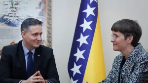 Denis Bećirović i njemačka ministrica Anna Luhrmann, sastanak/