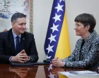 Denis Bećirović i njemačka ministrica Anna Luhrmann, sastanak/