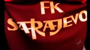 Detalj sa ratne turneje FK Sarajevo (FOTO: Screenshot/Dobrinja u ratu/YT)