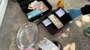 Oduzeti droga, oružje i novac/Policija Brčko//