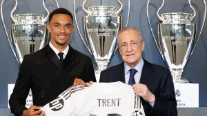 Trent na predstavljanju u Real Madridu (FOTO: Real Madrid)