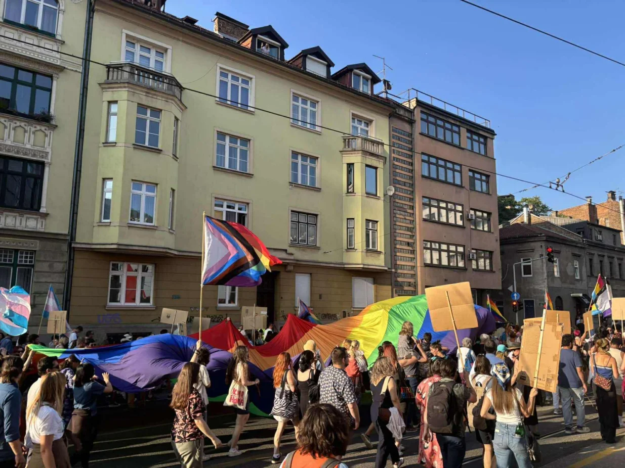 Šesta Bh. povorka ponosa u Sarajevu: "Ljubav je zakon", "Ovo je protest", Gaza spomenuta uzviku/Nedim Fetahović