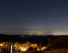 Missiles launched from Iran towards Israel are intercepted, as seen from Neve Ilan, Israel, June 14, 2025. REUTERS/Oren Ben Hakoon ISRAEL OUT. NO COMMERCIAL OR EDITORIAL SALES IN ISRAEL/Oren Ben Hakoon