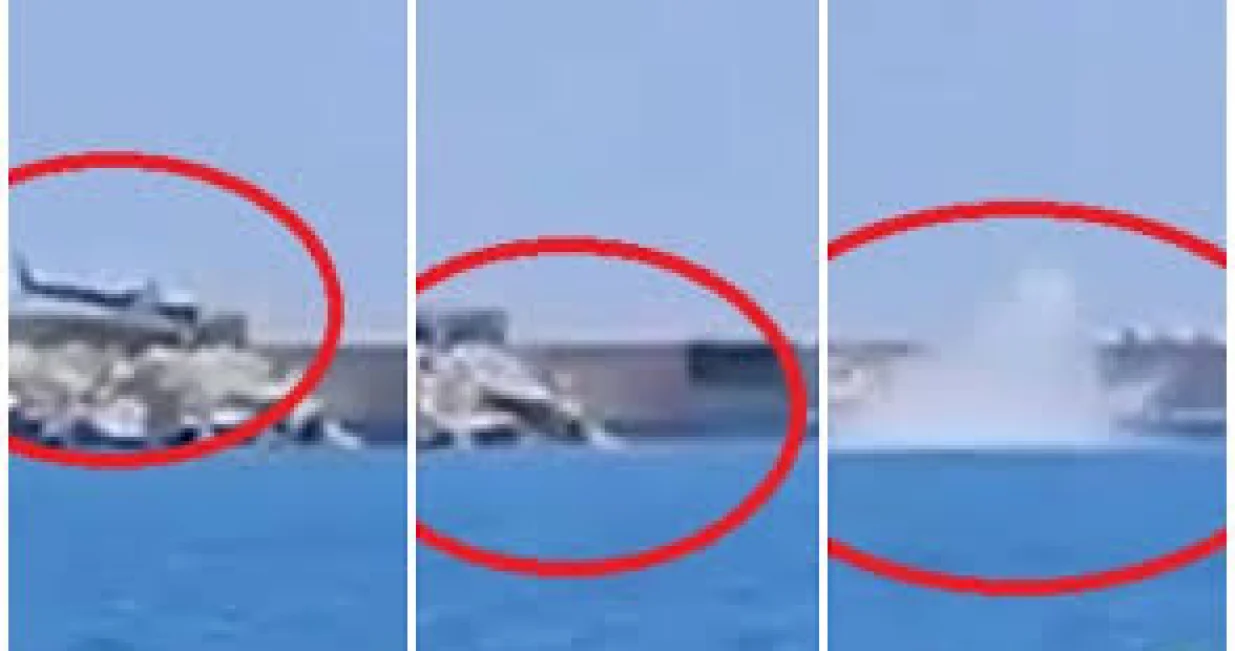 grčka, helikopter, pad, more/Screenshot