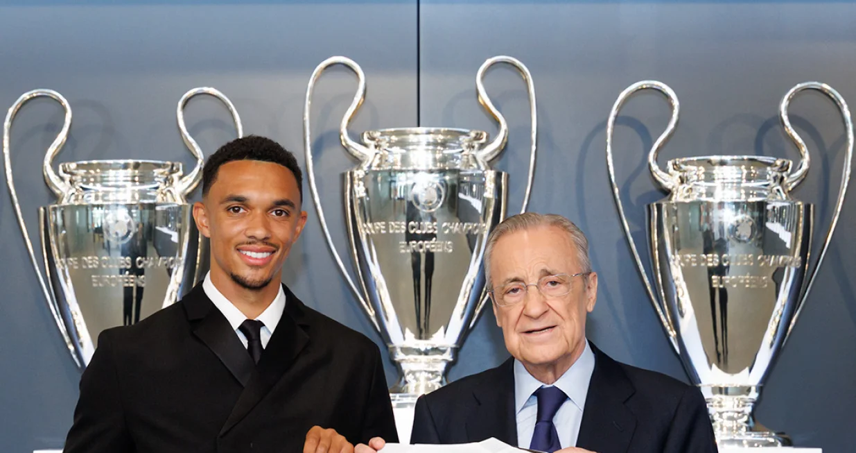 Trent na predstavljanju u Real Madridu (FOTO: Real Madrid)