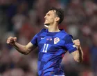 Soccer Football - World Cup - European Qualifiers - Group L - Croatia v Czech Republic - Opus Arena, Osijek, Croatia - June 9, 2025 Croatia's Ante Budimir celebrates scoring their fourth goal REUTERS/Antonio Bronic