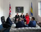 Denis Bećirović razgovarao je u Birminghamu s predstavnicima bosanskohercegovačke dijaspore u Ujedinjenom Kraljevstvu Velike Britanije i Sjeverne Irske (UK)//