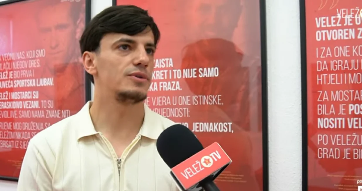 Almedin Ziljkić (FOTO: Screenshot/Velež TV)