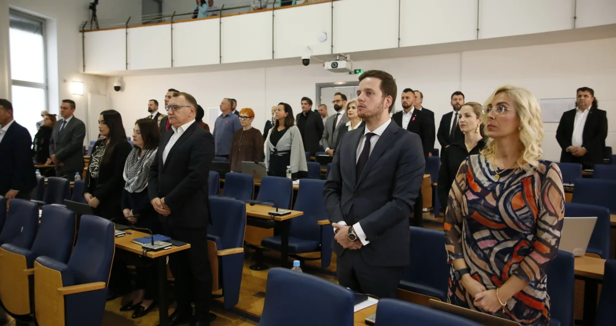 Skupština Kantona Sarajevo - 25. oktobar 2023. /FENA/